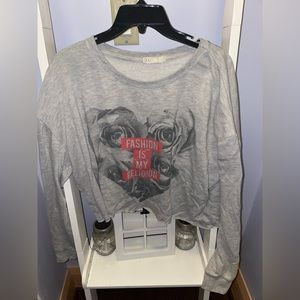 Forever 21 Cropped Longsleeve